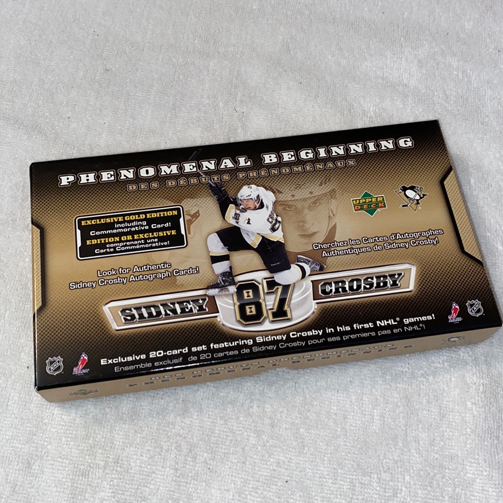 Sidney Crosby phenomenal beginnings upper deck package